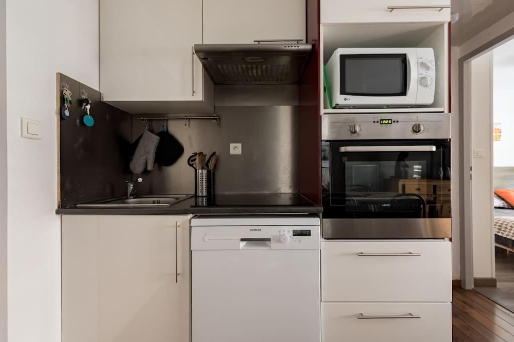 Appartement Centre Ville Wifi Parking Draps Fournis كوتيريه المظهر الخارجي الصورة